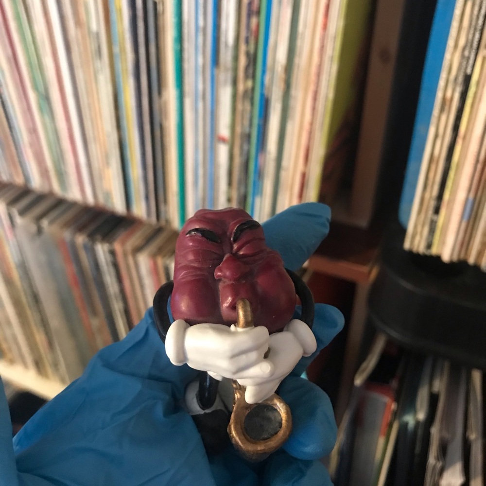 California raisin toy figurine